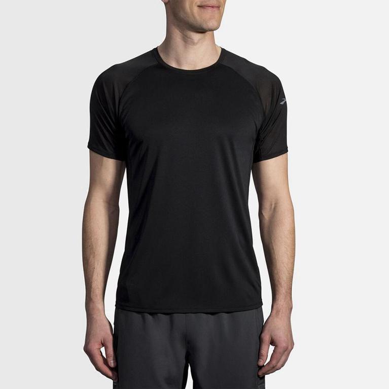 Brooks Stealth Hombre Camisetas Manga Corta - Grises (4763TDGOV)